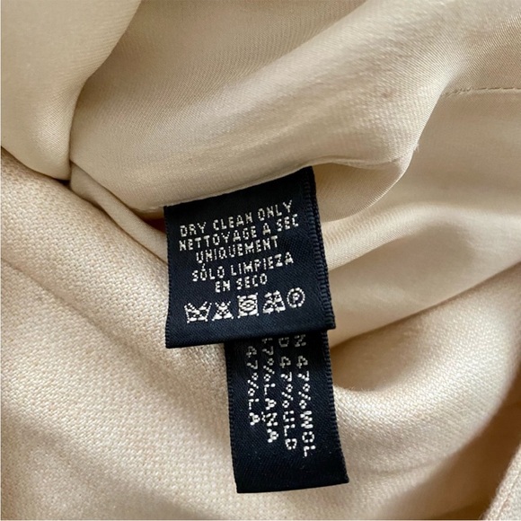 ⭐Ralph Lauren Black Label Cream Linen Blend Dress - Picture 10 of 10